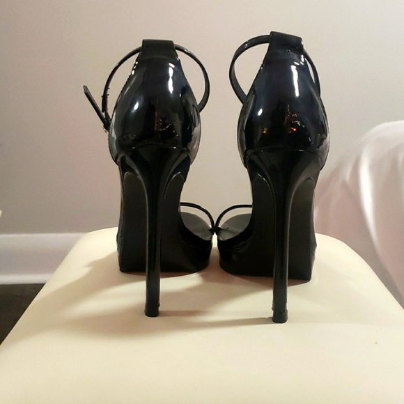 Steve Made Black Open Toe Heel strap - Picture 3 of 8